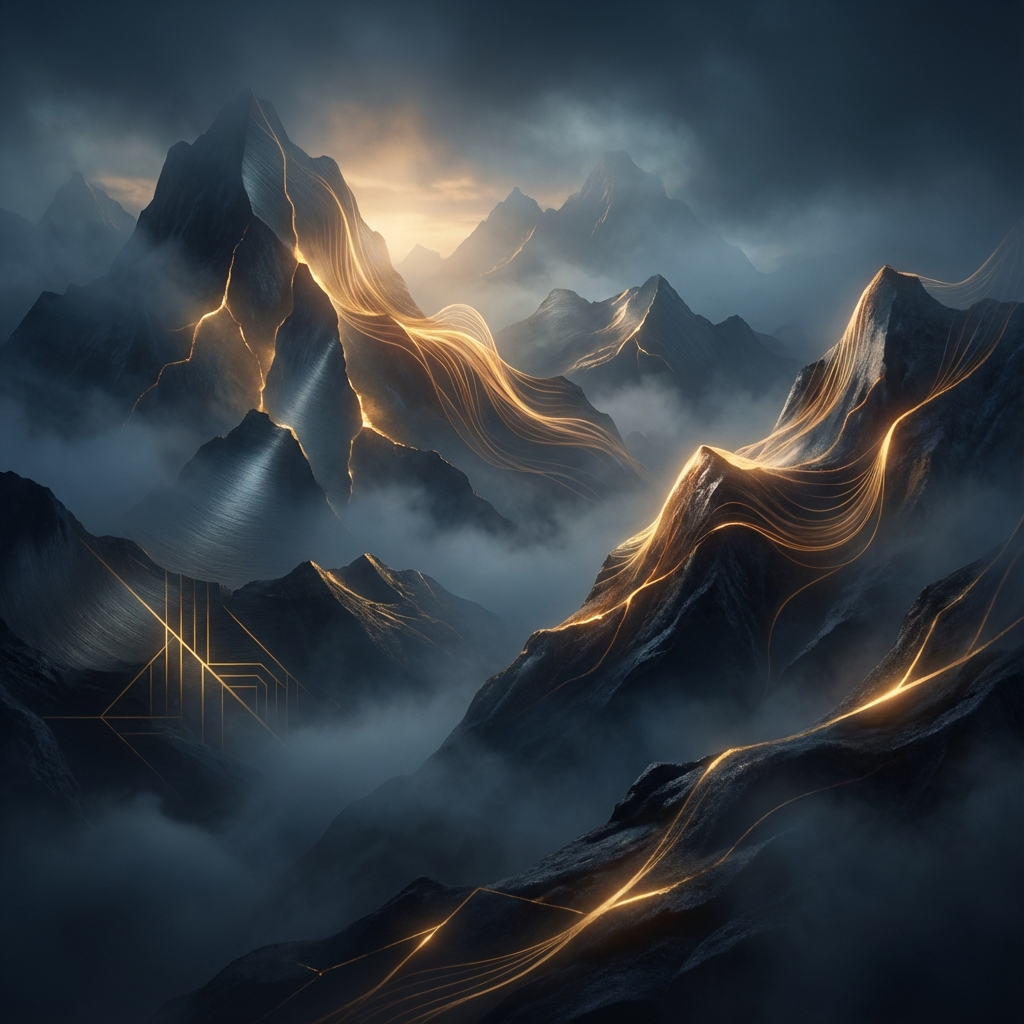Three Mountains Landscape
